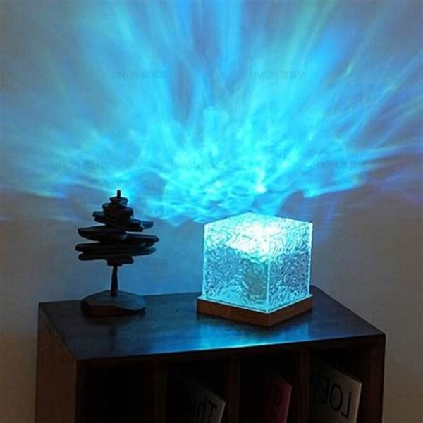 16 Led Light Ocean Wave Night Lamp | 3D Square Lamp - Image 5