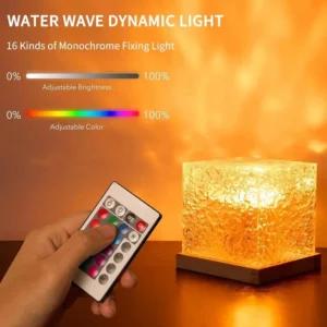 16 Led Light Ocean Wave Night Lamp | 3D Square Lamp